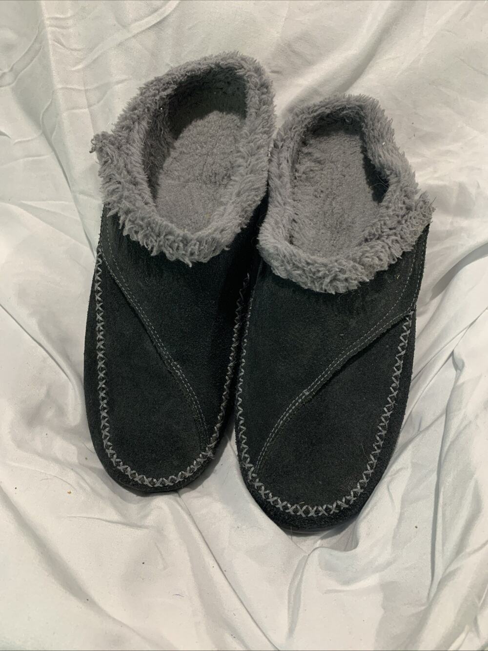 Orthofeet Charlotte S733 Women’s 7.5 M Black Orthopedic Shoes Fur Lined Low Back